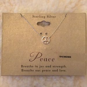 Sterling Peace necklace